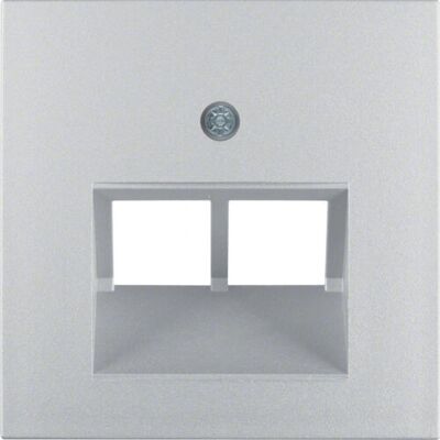 Hager 14091404 Plaque murale en aluminium - Cache interrupteur pour UAE/IAE - Publicité Hager 14091404 Plaque murale en aluminium - Cache interrupteur pour UAE/IAE - Publicité