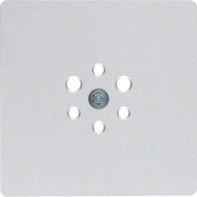 Berker Modell 14741404 Wandplatte - 6-polig Aluminium Berker Modell 14741404 Wandplatte - 6-polig Aluminium