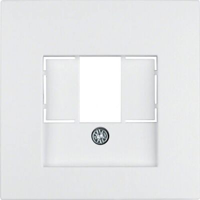 Hager 10331909 Placa de pared - TAE, Blanco, IP20 Hager 10331909 Placa de pared - TAE, Blanco, IP20