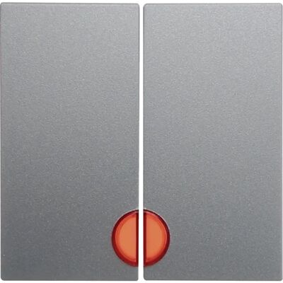 Berker 16271404 Accessorio Interruttore Doppio in Alluminio - Componente Elettrico Berker 16271404 Accessorio Interruttore Doppio in Alluminio - Componente Elettrico
