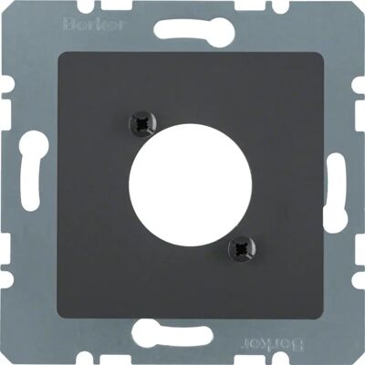 Berker 14121606 Wall Plate - Switch Cover - Anthracite Berker 14121606 Wall Plate - Switch Cover - Anthracite