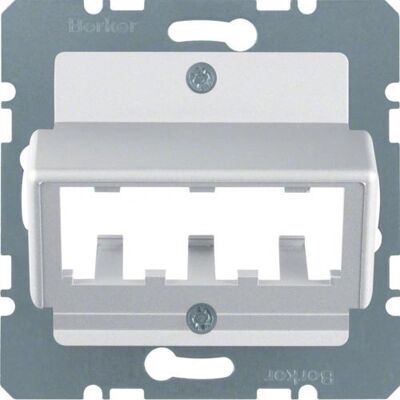 BERKER 14271404 Zentralplatte alu - Wandplatte - Aluminium BERKER 14271404 Zentralplatte alu - Wandplatte - Aluminium