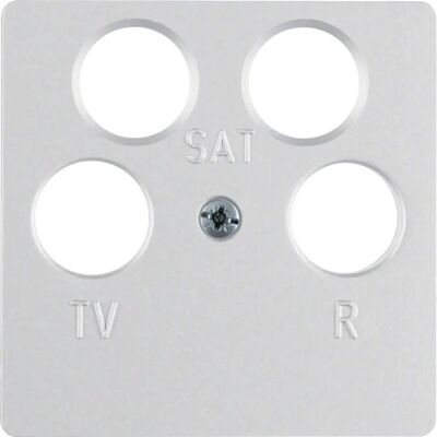 Berker 14841404 Aluminium Wall Plate/Switch Cover Berker 14841404 Aluminium Wall Plate/Switch Cover