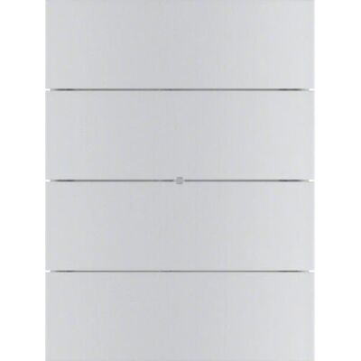 Berker 75164594 Aluminium 4-Tasten-Tastsensor - Zubehör Schalterprogramm Berker 75164594 Aluminium 4-Tasten-Tastsensor - Zubehör Schalterprogramm