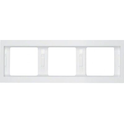 Berker 13737009 Wandplaat - Wit - Cover voor Stopcontacten Berker 13737009 Wandplaat - Wit - Cover voor Stopcontacten