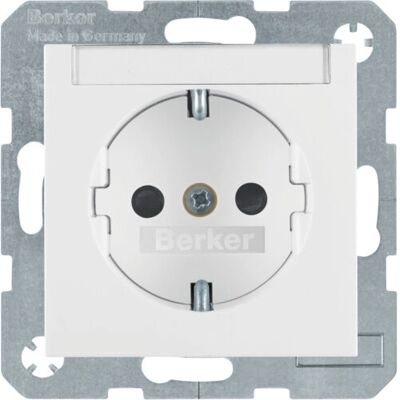 Berker 47498989 Prise - IP20, Schuko, Blanc - Publicité Berker 47498989 Prise - IP20, Schuko, Blanc - Publicité