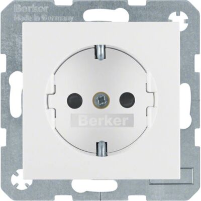 Hager 47238989 Placa de pared blanca - Tapa de interruptor Hager 47238989 Placa de pared blanca - Tapa de interruptor