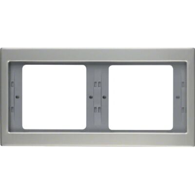 Hager 13637004 Edelstahl Lichtschalter - 2-fach Hager 13637004 Edelstahl Lichtschalter - 2-fach