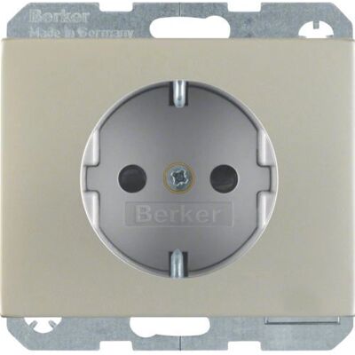 Berker Modell 41357004 Edelstahl Steckdose - Wandmontage Berker Modell 41357004 Edelstahl Steckdose - Wandmontage