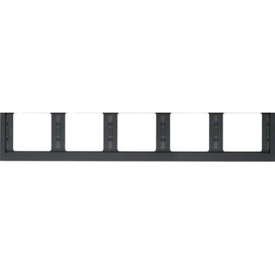 Marco Horizontal Berker 13937006 Antracita 5 Elementos Marco Horizontal Berker 13937006 Antracita 5 Elementos