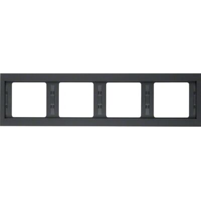 Hager 13837006 Steckdose - Anthrazit, 4-fach Hager 13837006 Steckdose - Anthrazit, 4-fach