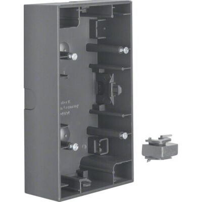 Berker 10427006 Aufputz-Box - 2-fach, Anthrazit Berker 10427006 Aufputz-Box - 2-fach, Anthrazit