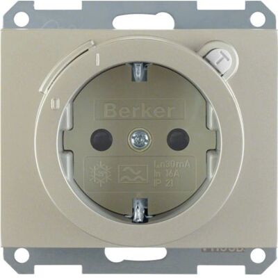 Berker 47087004 Edelstahl-Schuko-Steckdose - Elektroanschluss Berker 47087004 Edelstahl-Schuko-Steckdose - Elektroanschluss