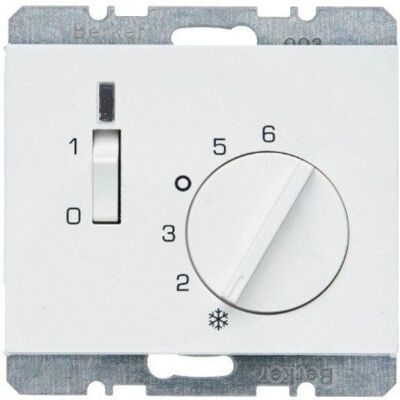Berker 20307109 Termostato con Interruptor - Calefacción y Refrigeración Berker 20307109 Termostato con Interruptor - Calefacción y Refrigeración