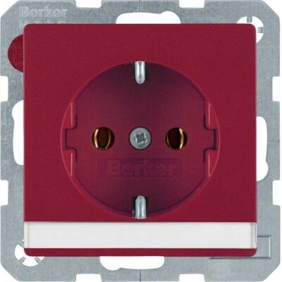 Berker 47506002 Schuko rot - Steckdose Berker 47506002 Schuko rot - Steckdose