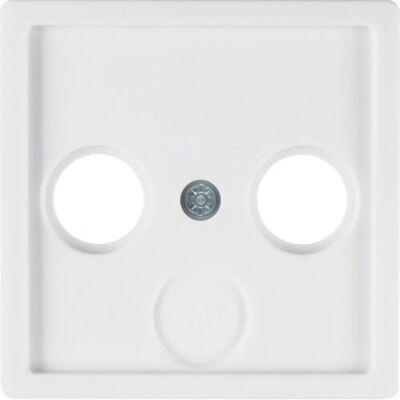 Hager Modelo 12036089 Cubierta de Pared/Interruptor Blanca - Tapa Para Toma Tv Hager Modelo 12036089 Cubierta de Pared/Interruptor Blanca - Tapa Para Toma Tv