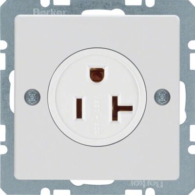 Hager 41686089 Weiß NEMA Steckdose Hager 41686089 Weiß NEMA Steckdose