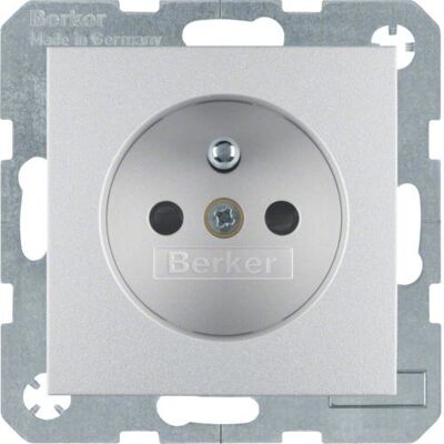 Berker 6768761404 Aluminiumsockel - Schutzkontakt Berker 6768761404 Aluminiumsockel - Schutzkontakt