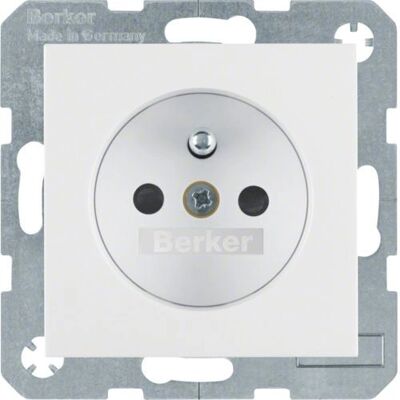 Berker Prise 6768761909 - Type E Blanc - Publicité Berker Prise 6768761909 - Type E Blanc - Publicité