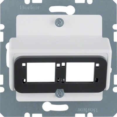 Berker 14611909 Graue Wandplatte - Modular-Schalterabdeckung Berker 14611909 Graue Wandplatte - Modular-Schalterabdeckung