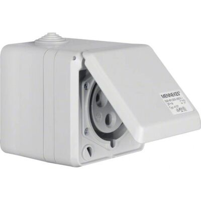 Berker 578401 - CEE-Steckdose 3-polig 32A Lichtgrau - Steckdose Berker 578401 - CEE-Steckdose 3-polig 32A Lichtgrau - Steckdose