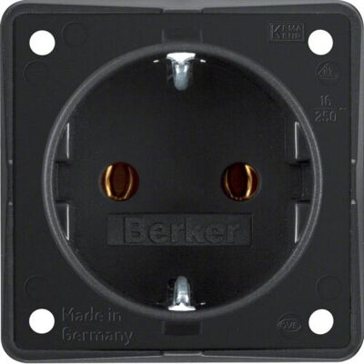 Hager 947782503 Interruttore luce nero - Light Switch Hager 947782503 Interruttore luce nero - Light Switch