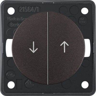 Berker 936532501 interruttore elettrico - Interruttore pulsante 1P marrone Berker 936532501 interruttore elettrico - Interruttore pulsante 1P marrone