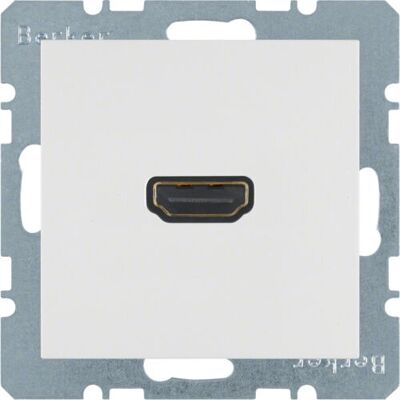 Berker Modèle 3315428989 Prise HDMI - Haute Définition Blanc Berker Modèle 3315428989 Prise HDMI - Haute Définition Blanc