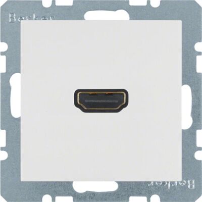 Hager 3315438989 Weiß HDMI Steckdose - Hochauflösend Hager 3315438989 Weiß HDMI Steckdose - Hochauflösend