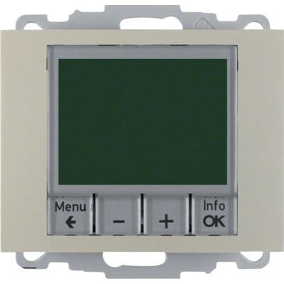 Berker 20447104 Thermostat - Gris - Publicité Berker 20447104 Thermostat - Gris - Publicité