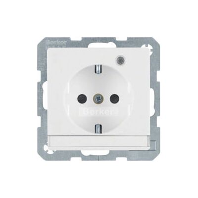 Berker 41106089 Prise - Schuko avec LED de contrôle - Blanc Berker 41106089 Prise - Schuko avec LED de contrôle - Blanc