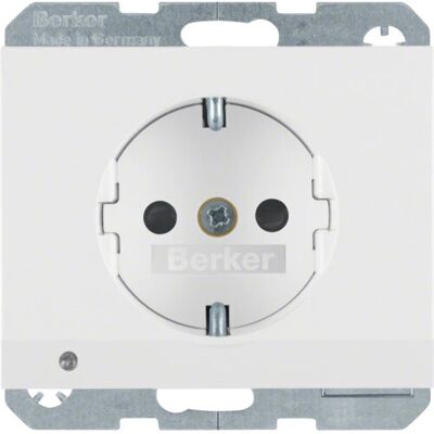 Berker 41097009 Weiße Steckdose mit LED-Licht Berker 41097009 Weiße Steckdose mit LED-Licht