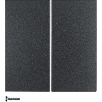 Berker 85142185 Anthrazit 2er Wandsockel - Schalterabdeckung Berker 85142185 Anthrazit 2er Wandsockel - Schalterabdeckung