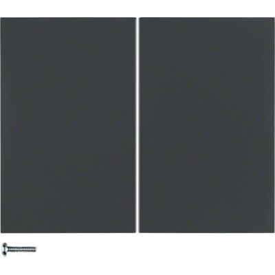 Berker Modell 85142175 Wandplatte - Schalterabdeckung, Anthrazit Berker Modell 85142175 Wandplatte - Schalterabdeckung, Anthrazit
