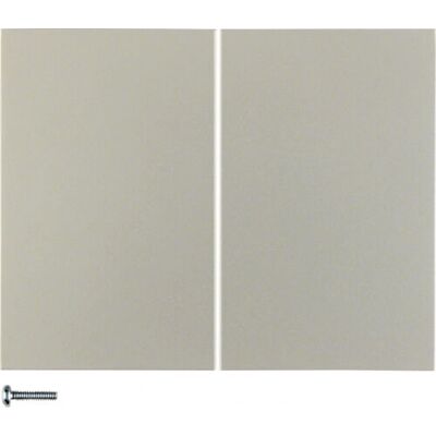 Hager 85142173 Edelstahl 2-Gang Lichtschalter - Lichtschalter Hager 85142173 Edelstahl 2-Gang Lichtschalter - Lichtschalter