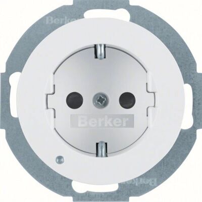 Berker 41092089 Weiße Steckdose mit LED Berker 41092089 Weiße Steckdose mit LED