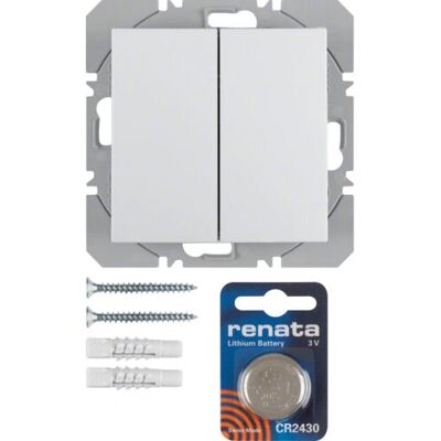 Berker KNX-Funk Wandsender 2fach - Schalter Berker KNX-Funk Wandsender 2fach - Schalter