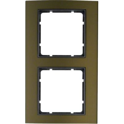 Berker 10123001 Aluminium 2-fach Rahmen - Wandabdeckung Berker 10123001 Aluminium 2-fach Rahmen - Wandabdeckung