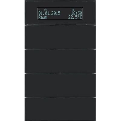 Hager 75664592 Capteur Tactile Verre Noir - Interrupteur - Publicité Hager 75664592 Capteur Tactile Verre Noir - Interrupteur - Publicité