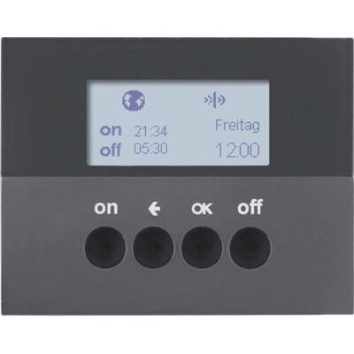 Hager 85745275 - KNX-Funk Zeitschaltuhr - Steckdose Hager 85745275 - KNX-Funk Zeitschaltuhr - Steckdose