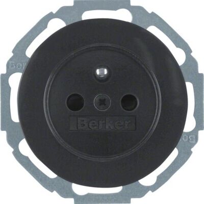 Berker 6768792045 Steckdose Schwarz - Schutzkontakt Typ E Berker 6768792045 Steckdose Schwarz - Schutzkontakt Typ E