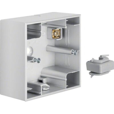 Berker 10417003 Boîte de sortie encastrée - IP20, Aluminium - Publicité Berker 10417003 Boîte de sortie encastrée - IP20, Aluminium - Publicité