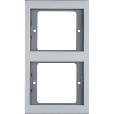 Marco de aluminio 13237003 Berker - Placa de pared/Protector de interruptor Marco de aluminio 13237003 Berker - Placa de pared/Protector de interruptor