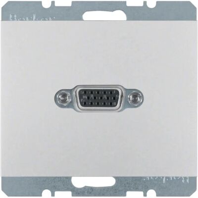 Berker 3315407003 Enchufe VGA de Aluminio - Accesorios de red Berker 3315407003 Enchufe VGA de Aluminio - Accesorios de red