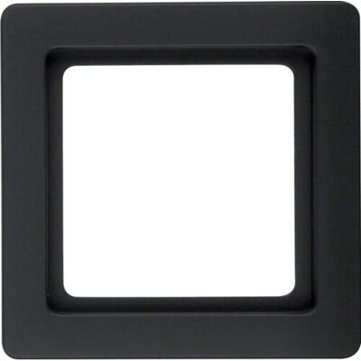 Hager 10116086 Tapa de pared - Montaje superficial, Antracita - Cubierta de Interruptor Hager 10116086 Tapa de pared - Montaje superficial, Antracita - Cubierta de Interruptor