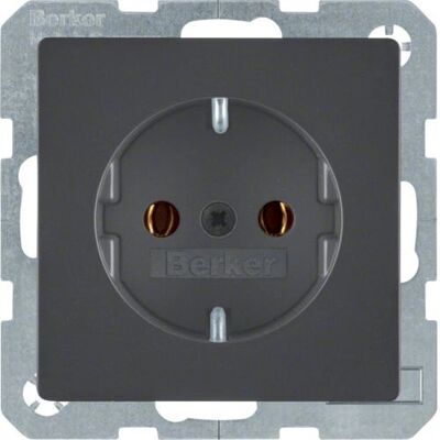 Berker 41436086 Enchufe de tipo F Color antracita Berker 41436086 Enchufe de tipo F Color antracita