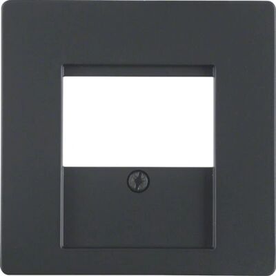 Berker 6810336086 Piastra a Parete - Serie Q1/Q3/Q7 - Antracite Berker 6810336086 Piastra a Parete - Serie Q1/Q3/Q7 - Antracite