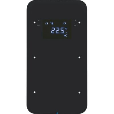 Hager 75642065 Glas Schwarz Lichtschalter - Lichtschalter Hager 75642065 Glas Schwarz Lichtschalter - Lichtschalter