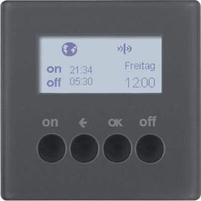 Hager 85745226 Anthrazit Steckdose Hager 85745226 Anthrazit Steckdose
