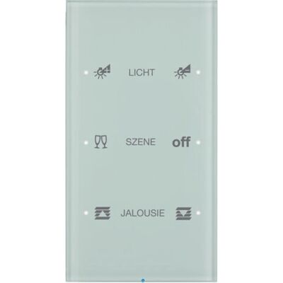 Berker 75143150 - Interrupteur Luminosité Tactile 3-Gang Verre Blanc - Publicité Berker 75143150 - Interrupteur Luminosité Tactile 3-Gang Verre Blanc - Publicité